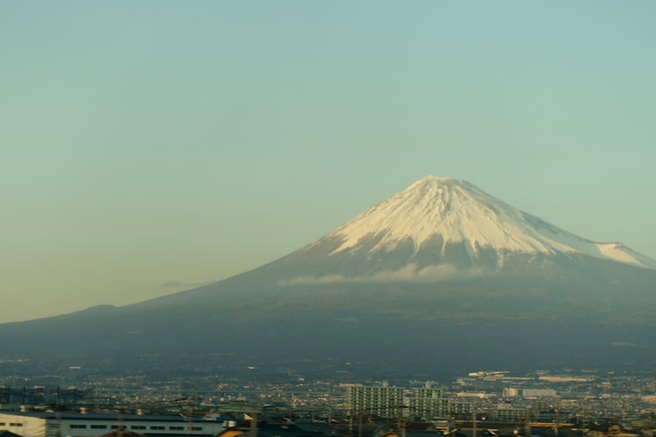 Mt. Fuji as Seen from the Shinkansen