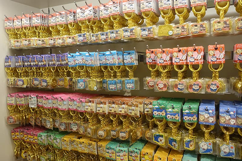 ちいかわ 東京みやげのキーホルダー