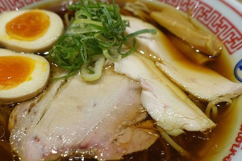 そらのいろNIPPONの味玉醤油らーめん