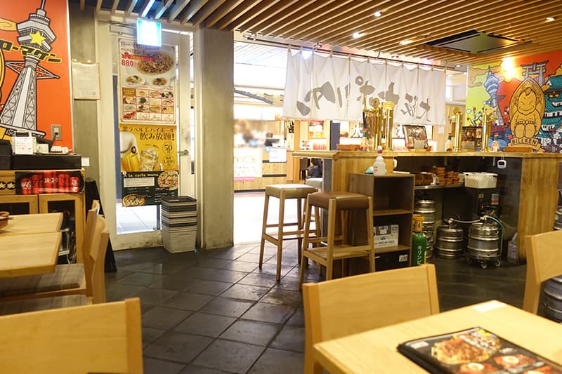 ローマ軒 アルデ新大阪店の店内