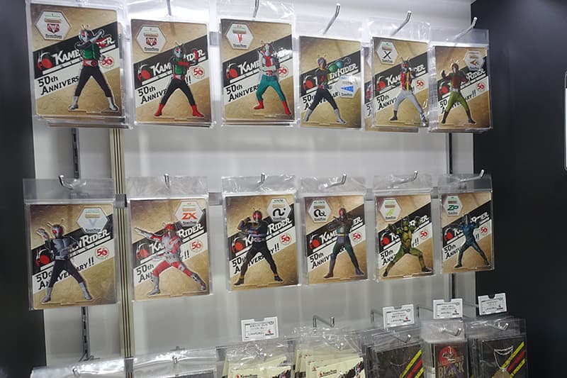 仮面ライダーストア東京のアクリルスタンド