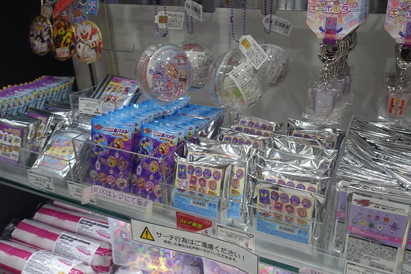 仮面ライダーストア東京のコレクタブルアイテム