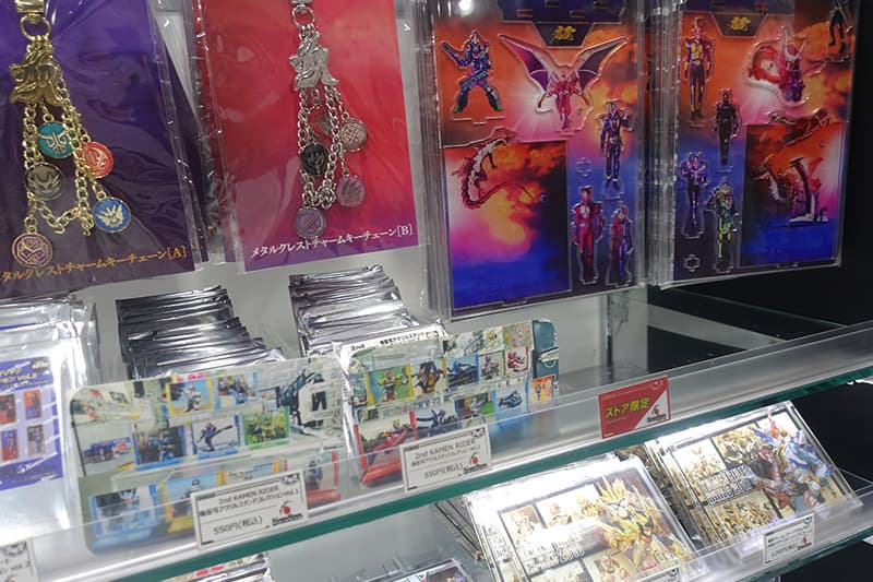 仮面ライダーストア東京のグッズ