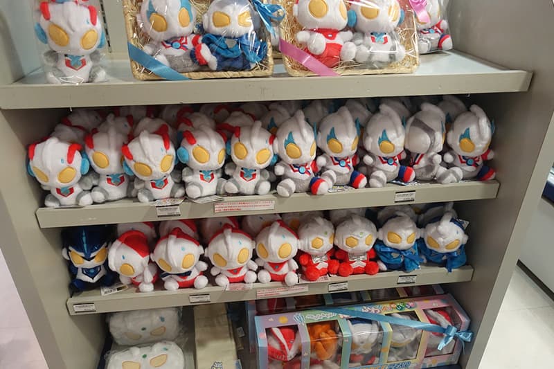 ウルトラマンワールドM78 東京駅店のぬいぐるみ