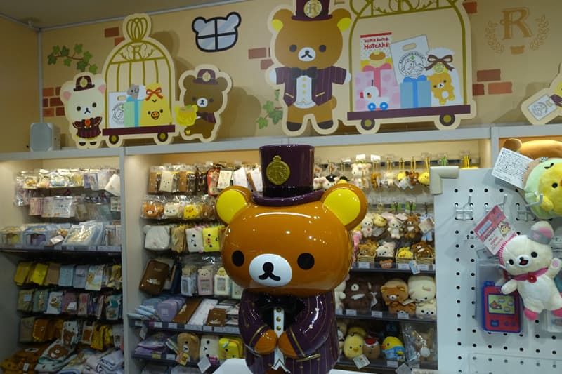 リラックマストア東京駅店の店内