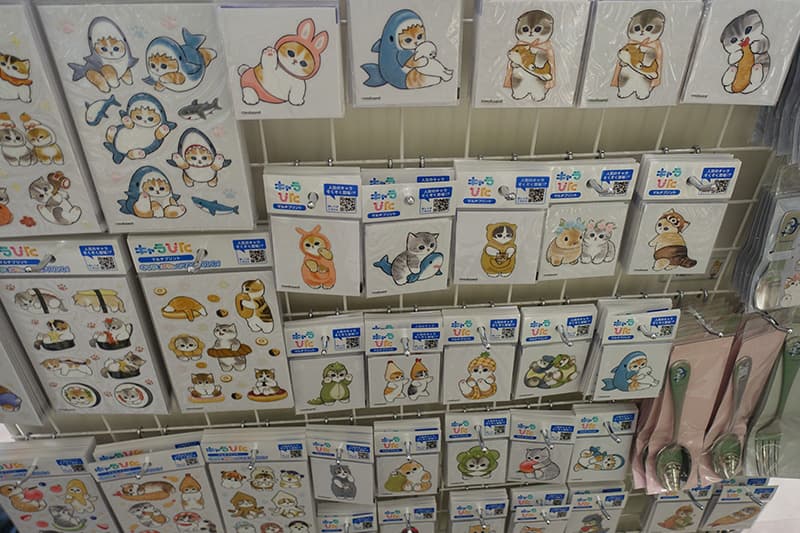 mofusand もふもふストア東京駅のキャラぴた