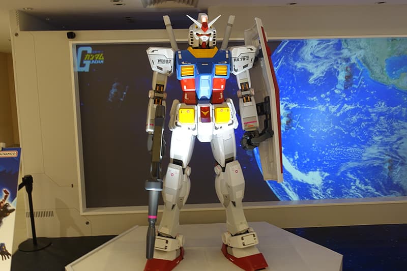 ガンダムベースPOP UP大阪のRX-78-2 ガンダム立像