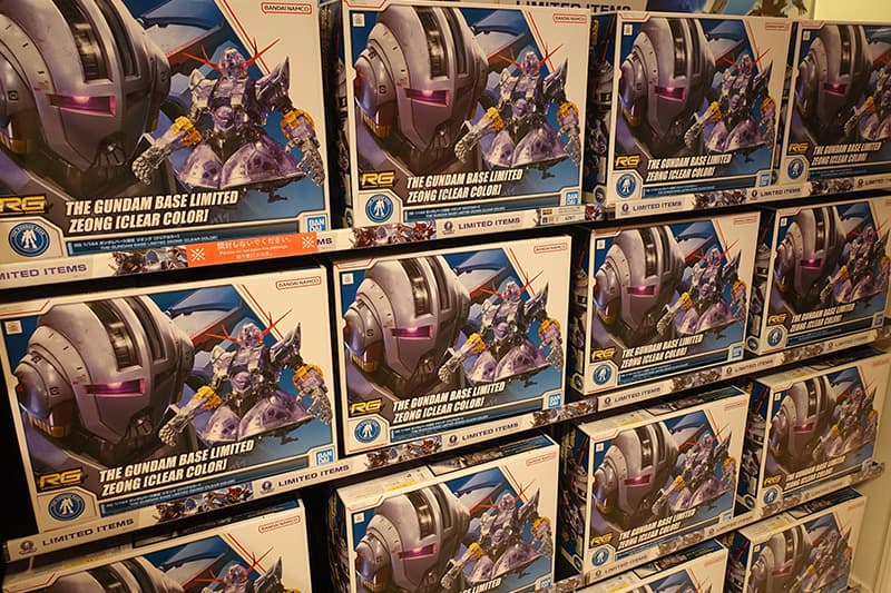 ガンダムベースPOP UP大阪のガンプラ
