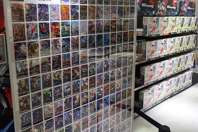 ガンダムベースPOP UP大阪のガンダムカード