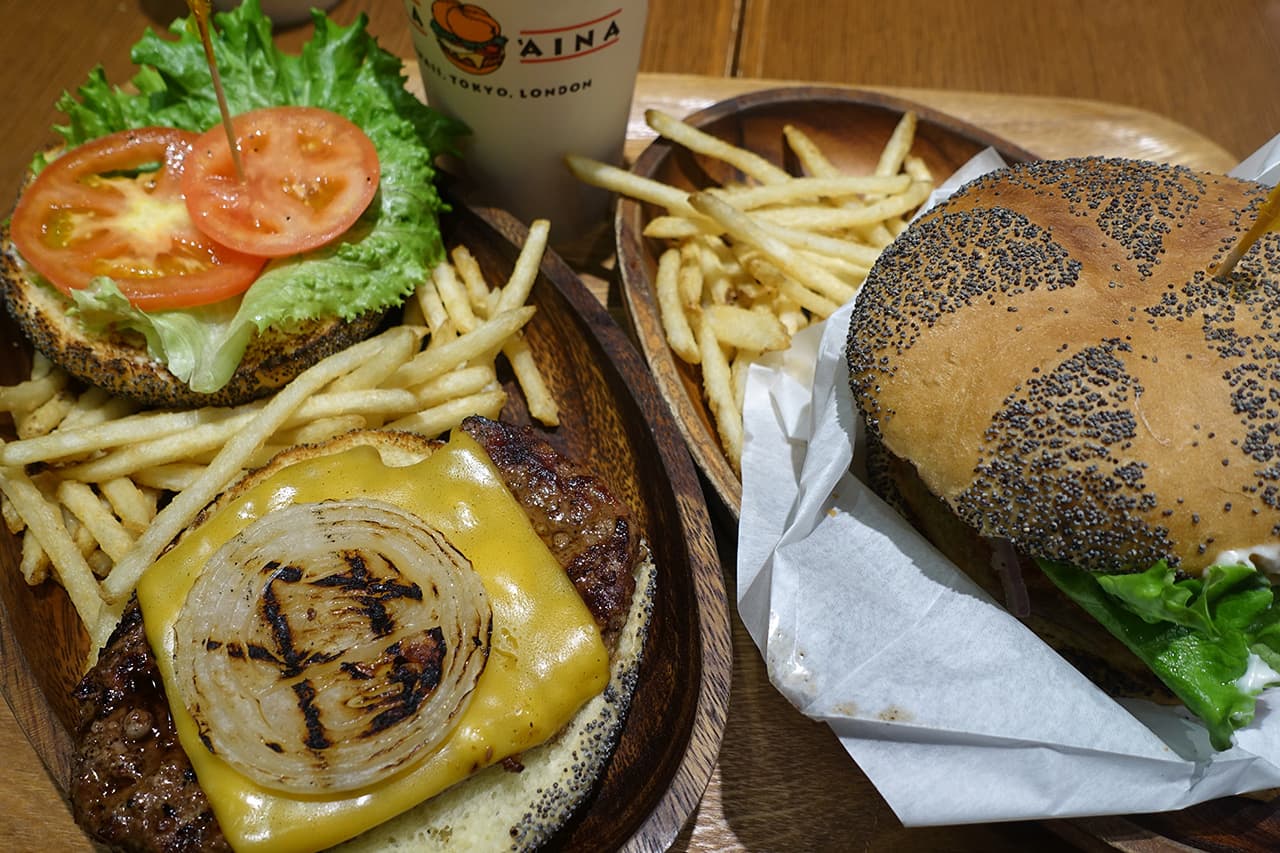クアアイナ ルクア大阪店のハンバーガー