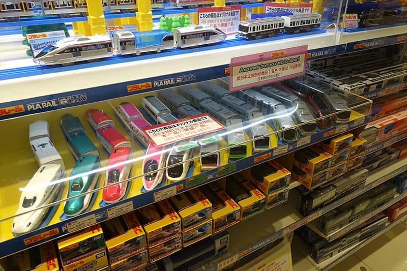 プラレールショップ大阪店の車両