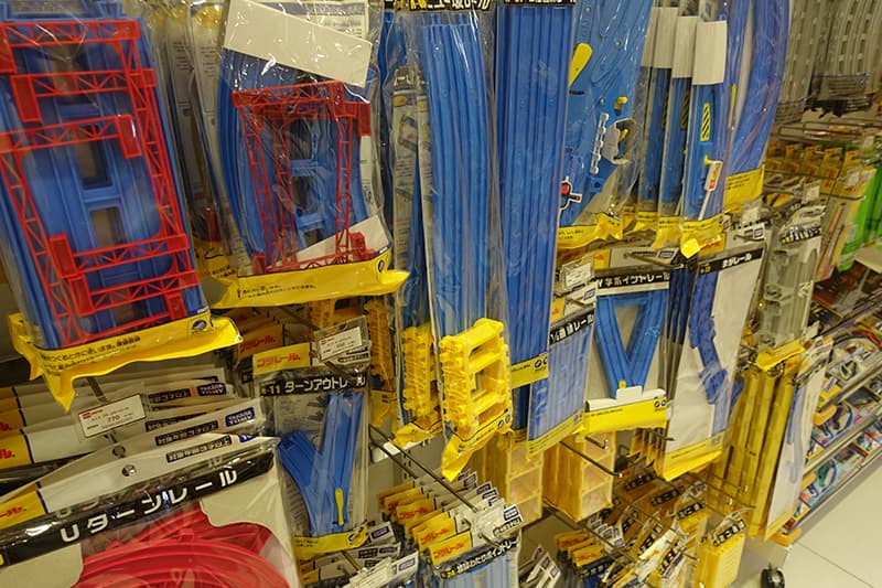 プラレールショップ大阪店のレール