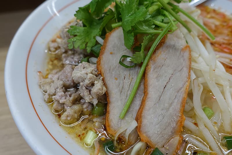 カオサン ルミネ新宿店のタイ式トムヤムヌードル