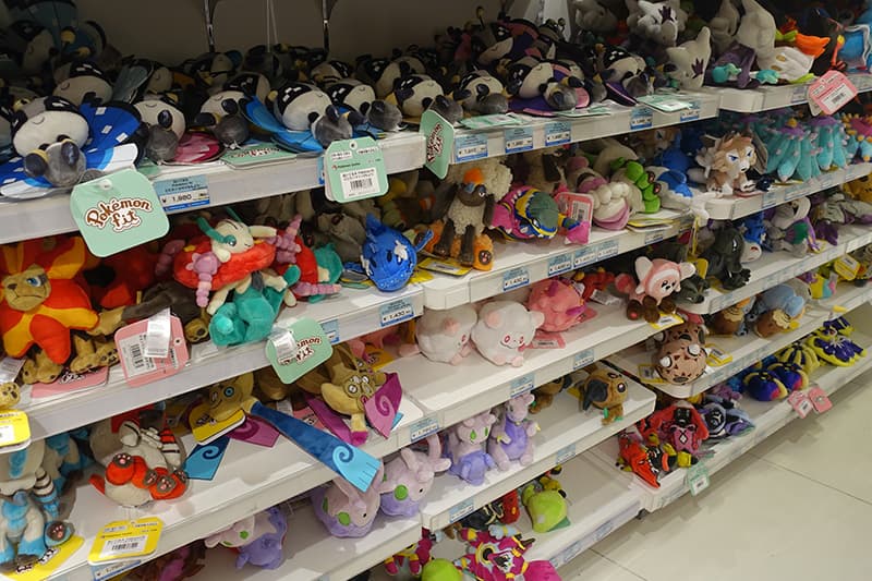 ポケモンセンターオーサカのぬいぐるみ