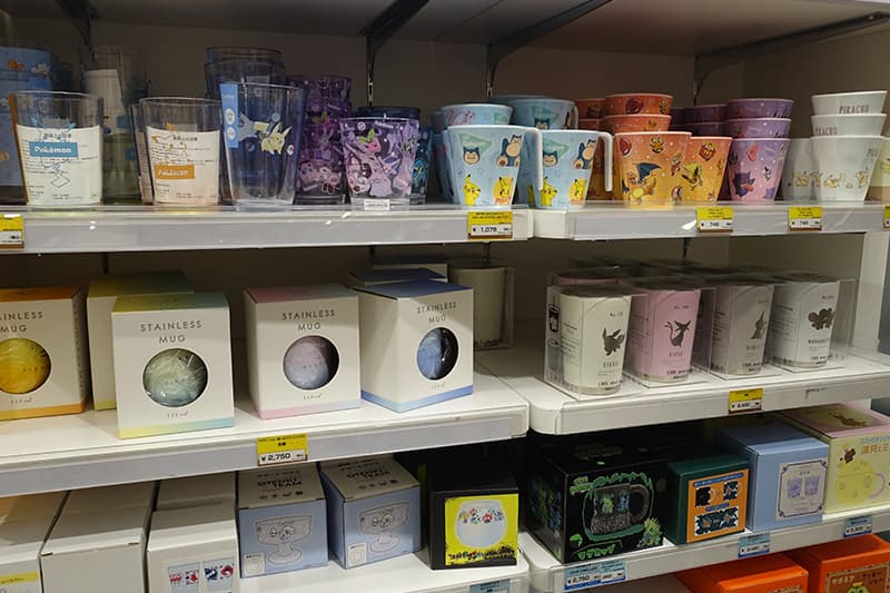 ポケモンセンターオーサカの食器