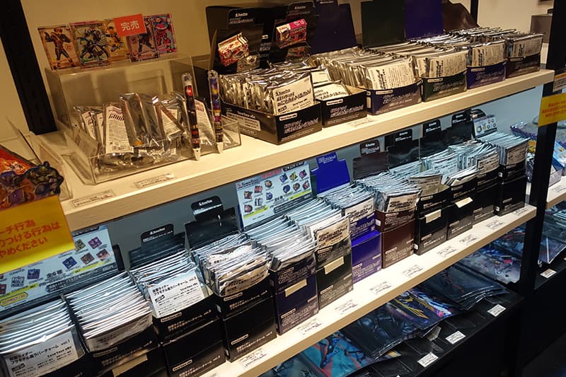 仮面ライダーストア大阪のコレクタブルアイテム