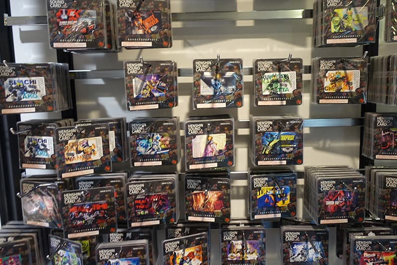 仮面ライダーストア大阪の変身サウンドカード