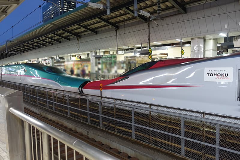 こまちとはやぶさの連結