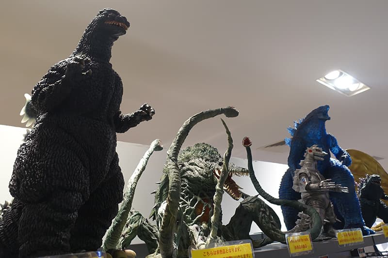 ゴジラのフィギュア
