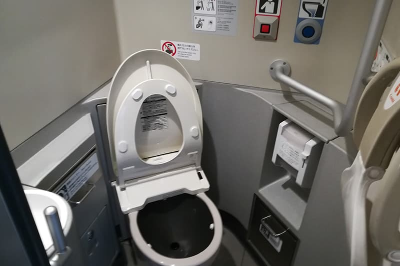 ひかりの男女用のトイレ