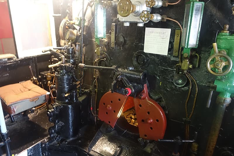 長浜鉄道スクエアのD51形793号の運転席