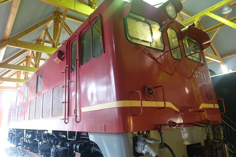 長浜鉄道スクエアのED70形1号 交流電気機関車