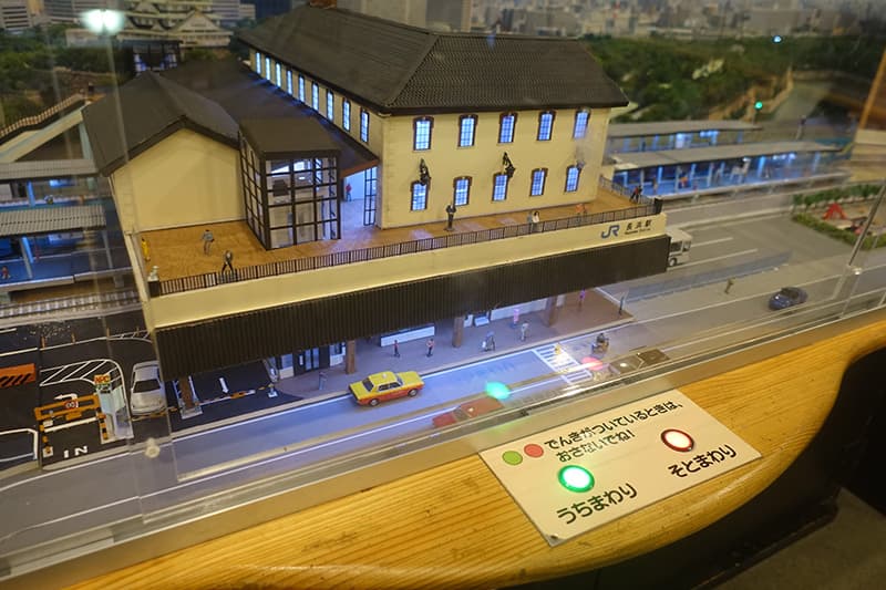 長浜鉄道スクエアの鉄道模型