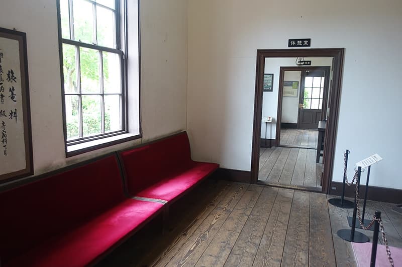 長浜鉄道スクエアの一等二等待合室